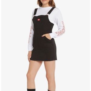 Dickies Black Denim Skirtall/Skirt Overall
